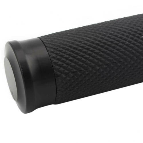 1 Pair 1 inch 25mm Motorcycle Black Handle Bar Hand Grips for Harley XL883 1200