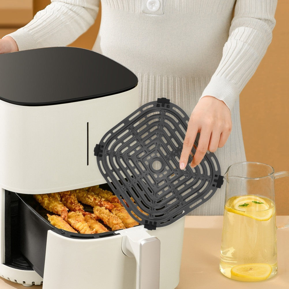 6QT Air Fryer Nonstick Cooking Tray Carbon Steel Grill Plate Replacement