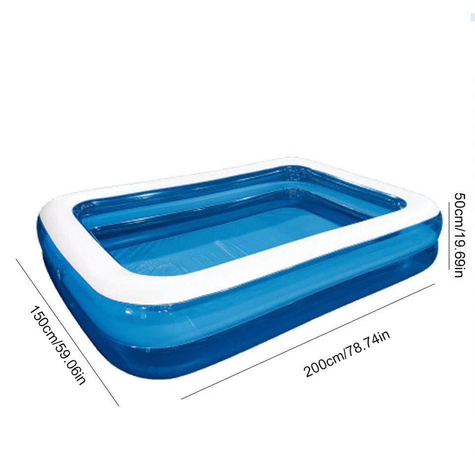 Family Swimming Pool Garden Outdoor Summer Kids Paddling Inflatable Pool NEW