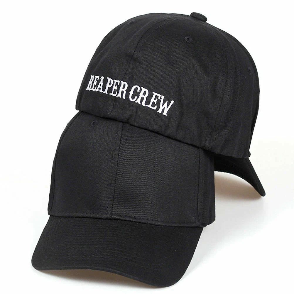 Sons Of Anarchy For Reaper Crew Baseball Cap Mens SOA Black Hat Hip Hop Trucker