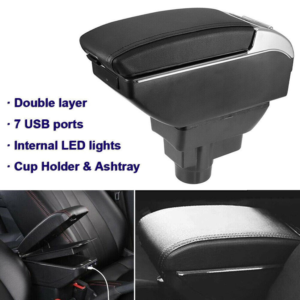Armrest For Opel Vauxhall Corsa D 2006-2014 Duel Central Console Compartment UK