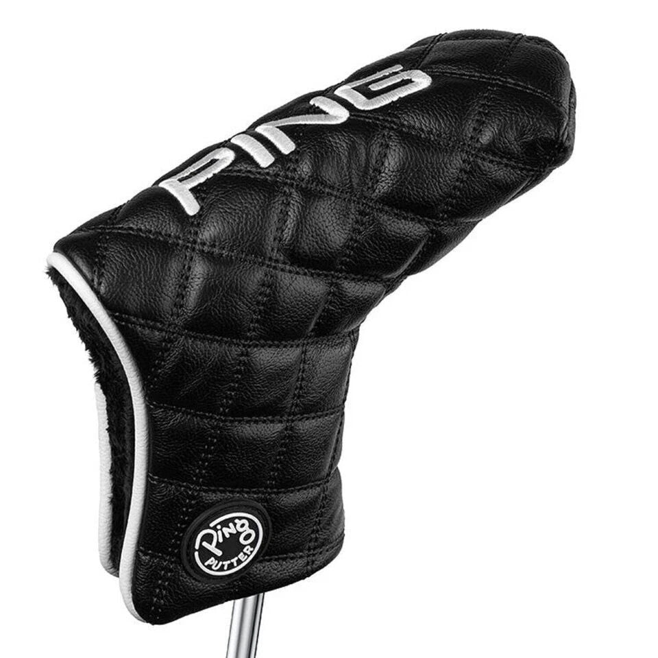 PING ANSER BLADE PUTTER HEADCOVER HEAD COVER - BLACK TEXTURED - BRAND