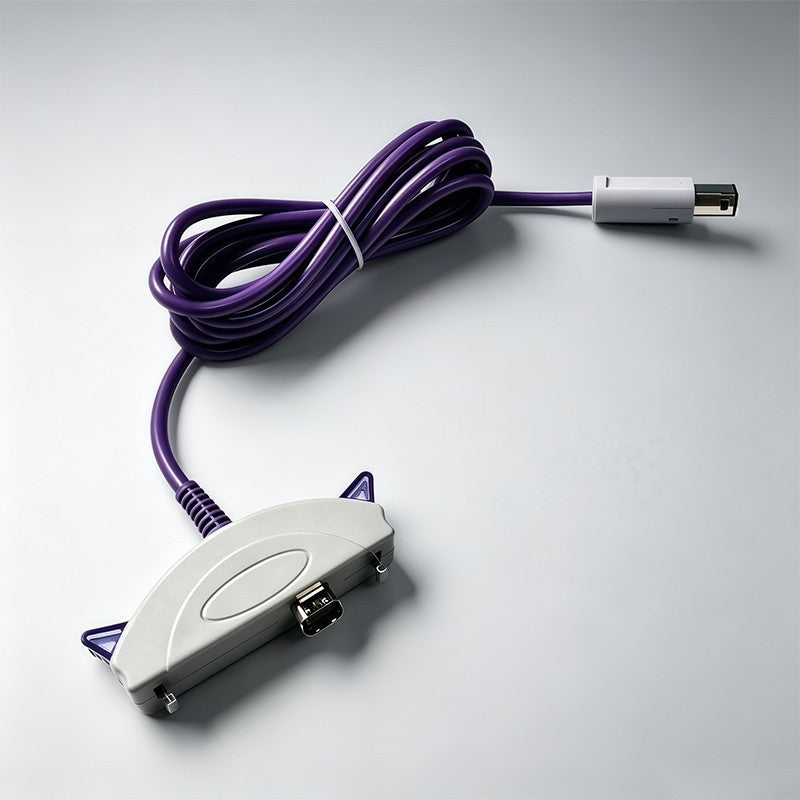 For Nintendo Game Boy Advance GBA Link Cable Gamecube NGC Adapter 1.8M Connector