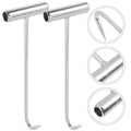 2*Manhole Cover Hooks, Cover Hooks, Lifting Hooks And Manhole Cover Lifters Made