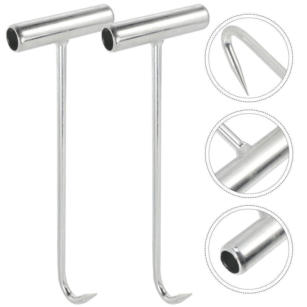 2*Manhole Cover Hooks, Cover Hooks, Lifting Hooks And Manhole Cover Lifters Made
