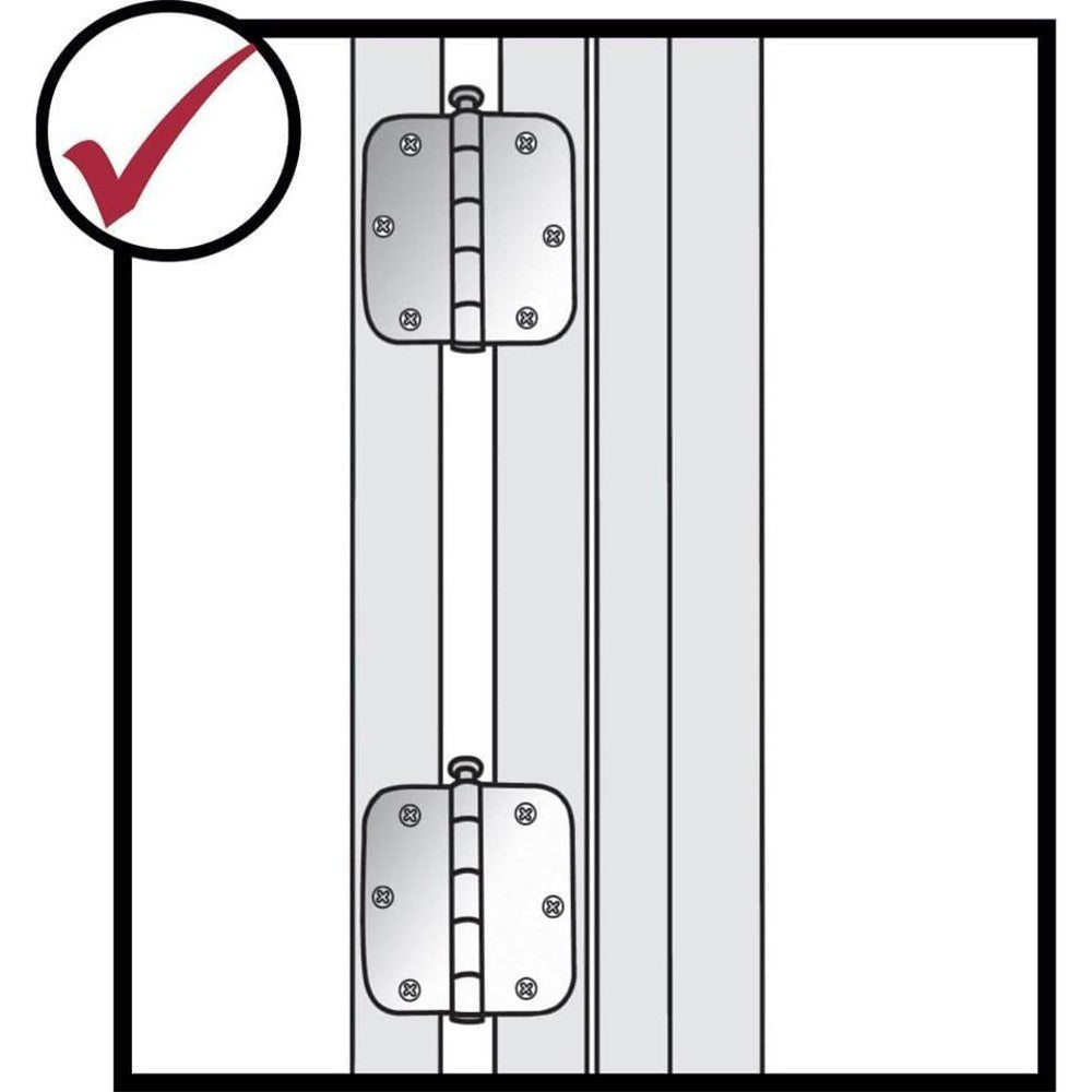 Adjustable Door Hinge Template Jig Router Mortiser for 2.5" to 5" Hinges Metal