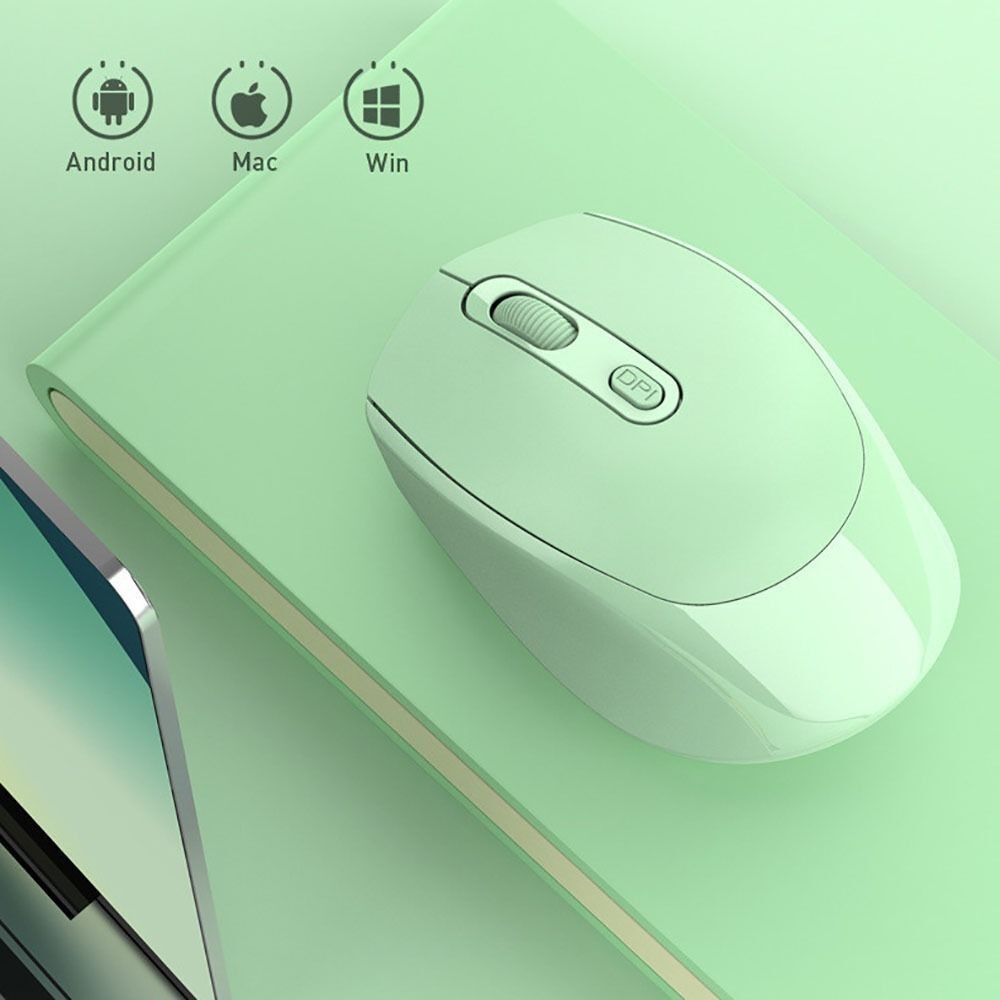 Rechargeable Bluetooth Mouse 2.4G+Bluetooth Computer Mouse Wireless Mouse
