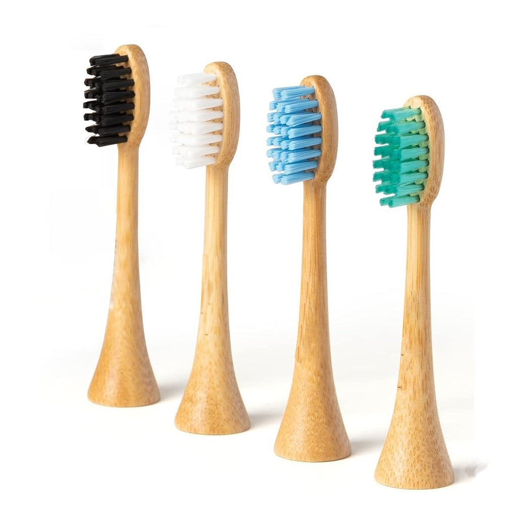 Electric Bamboo Toothbrush Head Bamboo Teeth Environmentally Friendly Coating