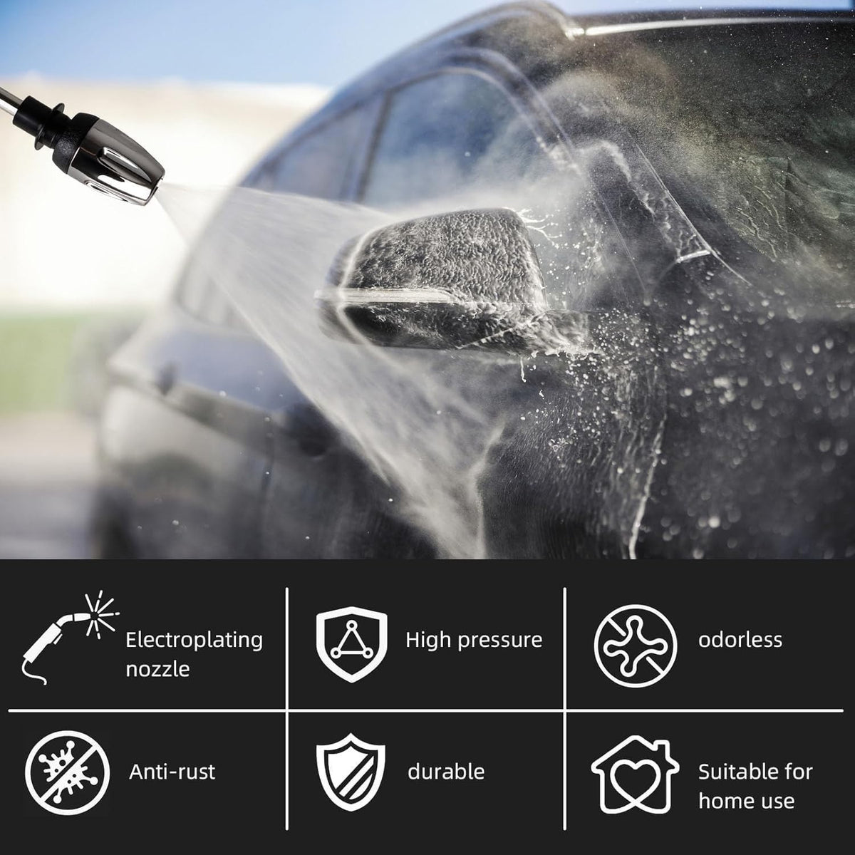 High Pressure Water Gun  Spray Nozzle Car Wash Jet Sprayer Cleaner