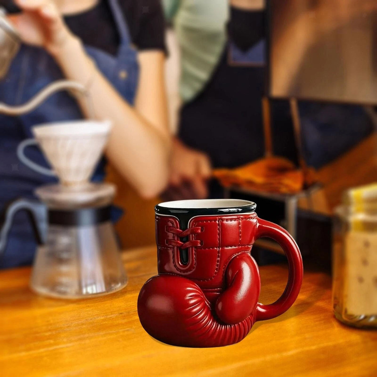 12Oz Novelty Boxing Glove Shaped Mug Sports Lovers Coffee Cup Gift