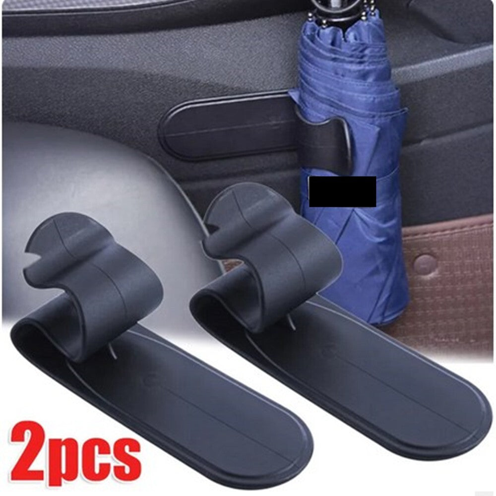 10x Universal Car Umbrella Hook Holder Hanger Hook Clip Fastener Car Accessories