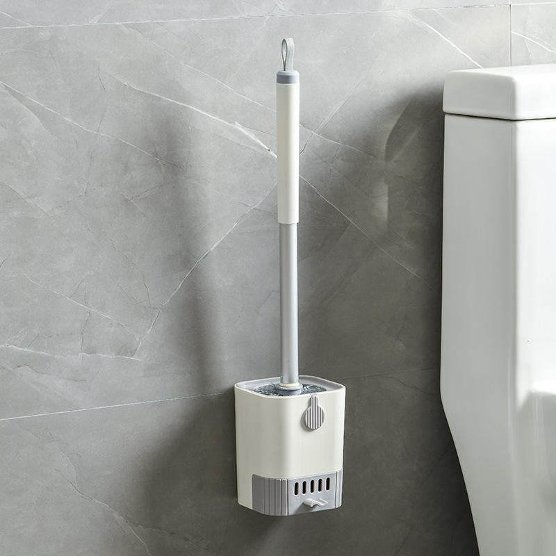 Bristle Toilet Brush &Holder Set Cleaning Brush Bathroom WC Base