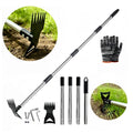 Stand Up Weeder Hand Tool Long Handle Garden Weed Puller With Claw Root Remover
