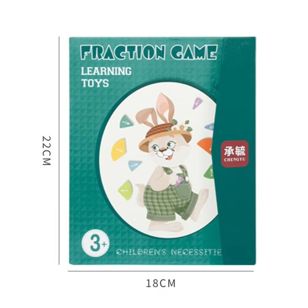Enlightenment Magnetic Fraction Learning Math Toy Math Teaching Aids  Children