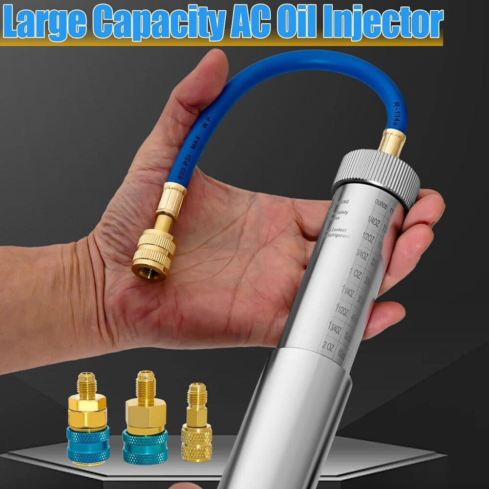 AC Oil Dye Injector Backflow  Kit, with  & R1234YF Low Side  Coupler,  2208