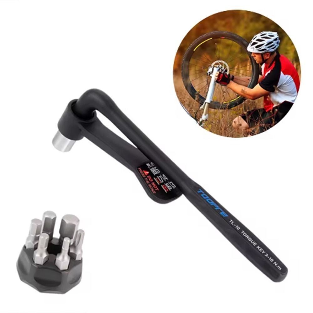 Bicycle Torque Wrench with Bit Set Portable Small MTB Road Bike Allen Key Tool