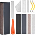 11PCS Guitar Luthier Tool Kit Fret Crowning File Rocker Fingerboard Protectors
