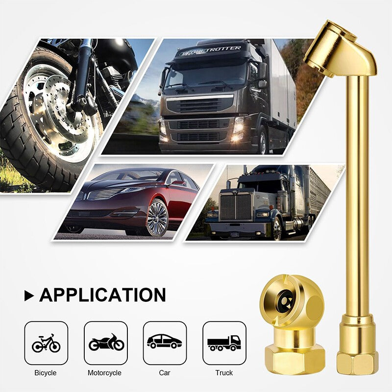 1/4"Dual Head Air Chuck Tire Air Fill Kit for Tire Inflator Gauge Air Compressor