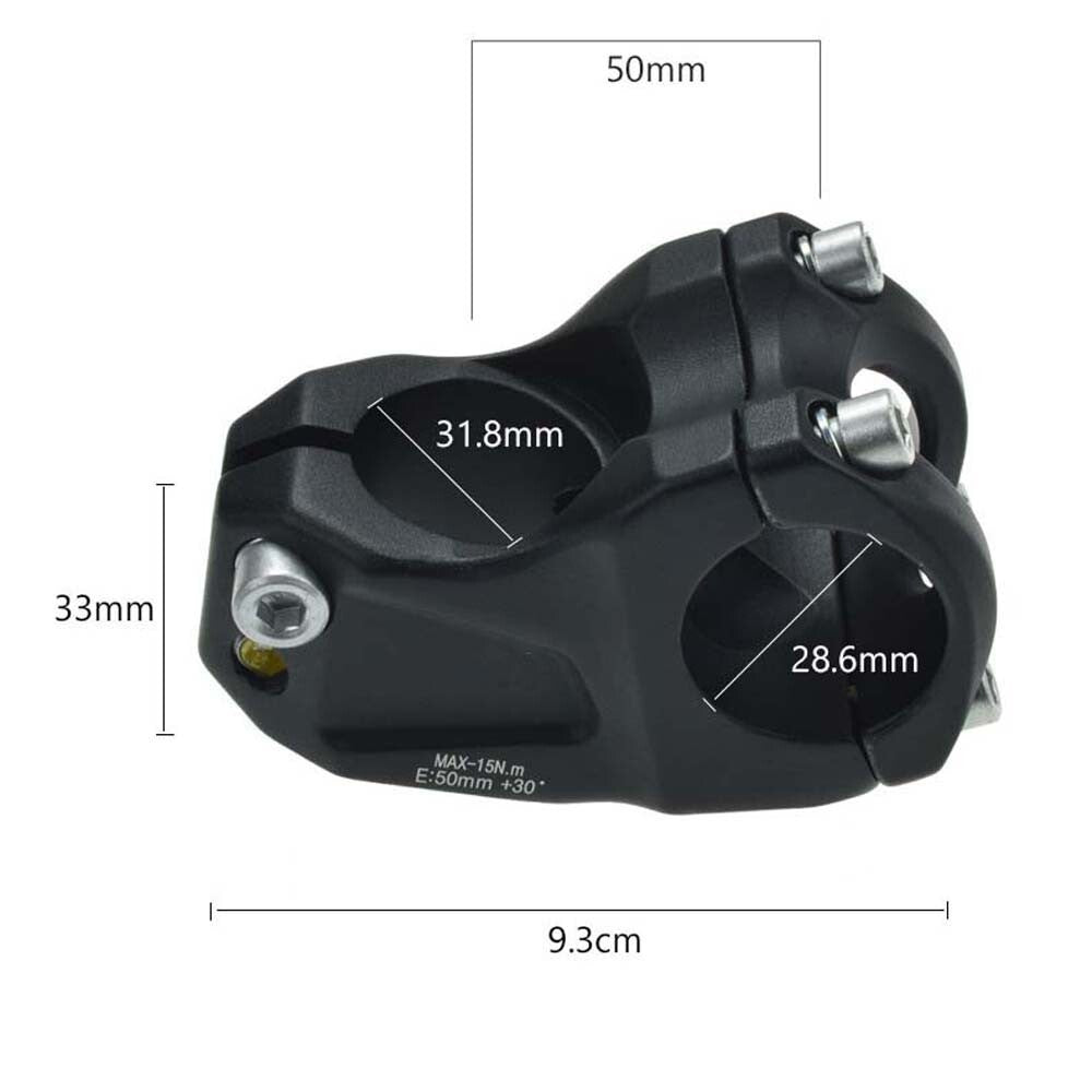 Bike Stem 30 Degree Downhill Mountain Bike MTB Bicycle Handlebar 31.8 50mm 1PC