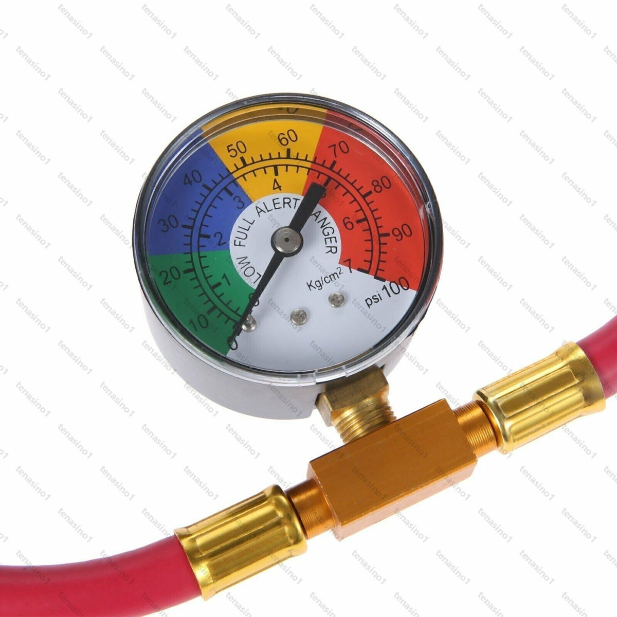 Refrigerant Charge Hose R1234YF Recharge Hose with Gauge Strong Construction UK