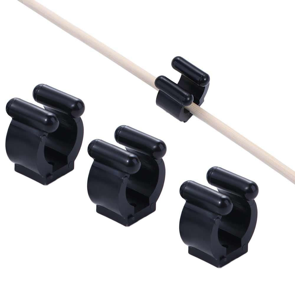 20Pcs Wall Mounted Fishing Rod Storage Clips Clamps Holder Rack Organizer