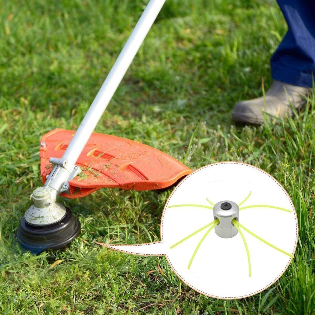 Universal Aluminium Strimmer Head Grass Trimmer Cutter Brushcutter Spool Heads