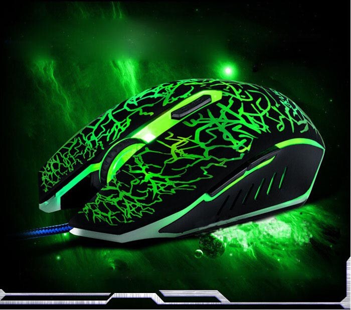 USB Wired Adjustable 3600 DPI High Performance RGB Backlit PC Gaming Mouse UK