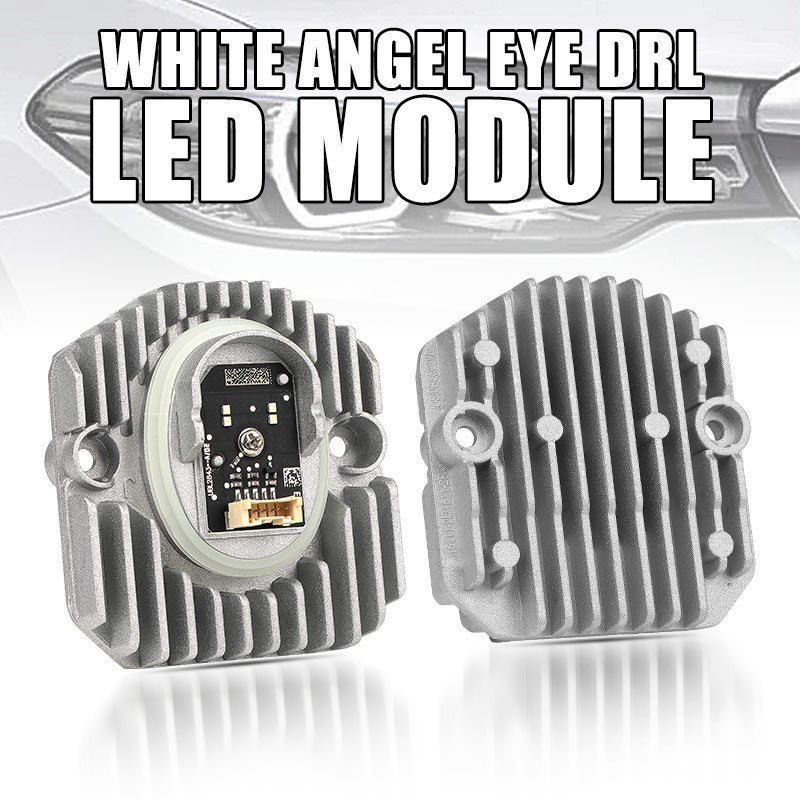 2X White Angel Eye DRL Light LED Module 63117214934 For BMW 5 Series G30 G31 G38