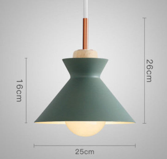 Wood Pendant Light Home Lamp Aluminum Chandelier Lighting Kitchen Ceiling Lights