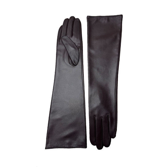 45cm Women  Real Leather Gloves Above Elbow Long Evening Gloves