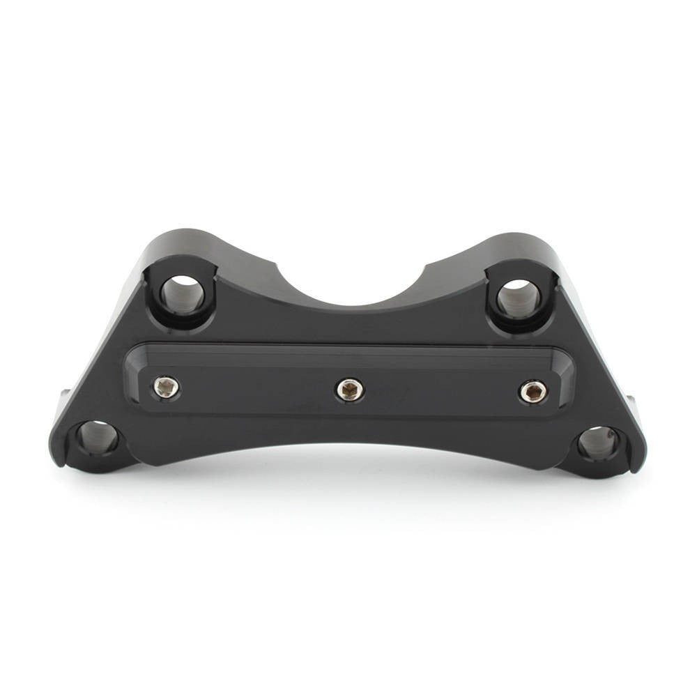 Black Top Handlebar Riser Clamp For Harley  for Touring Street Road King Glide M