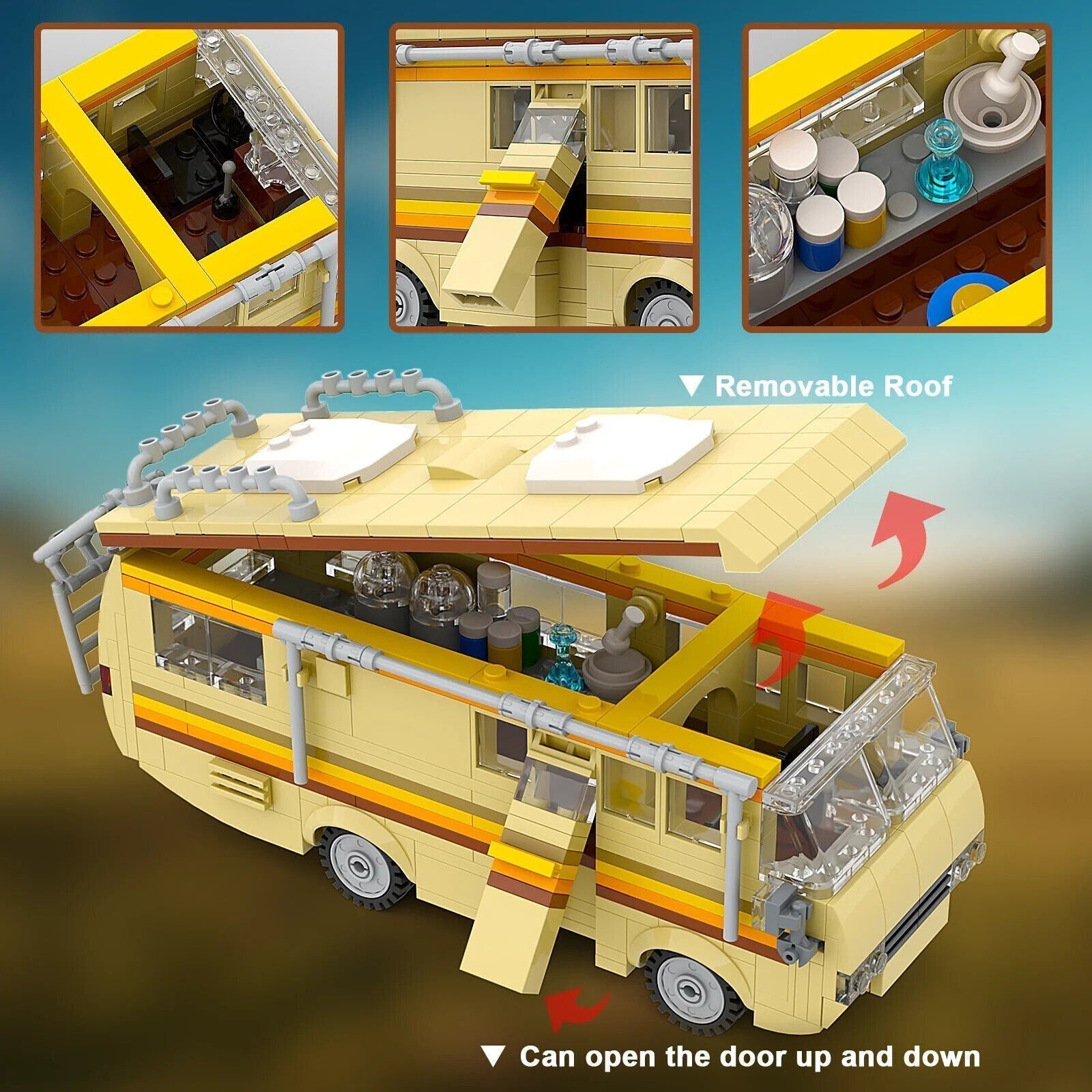 Building Blocks Set for Break Bad Car House Van Model Bricks Kit Toys Kids UK