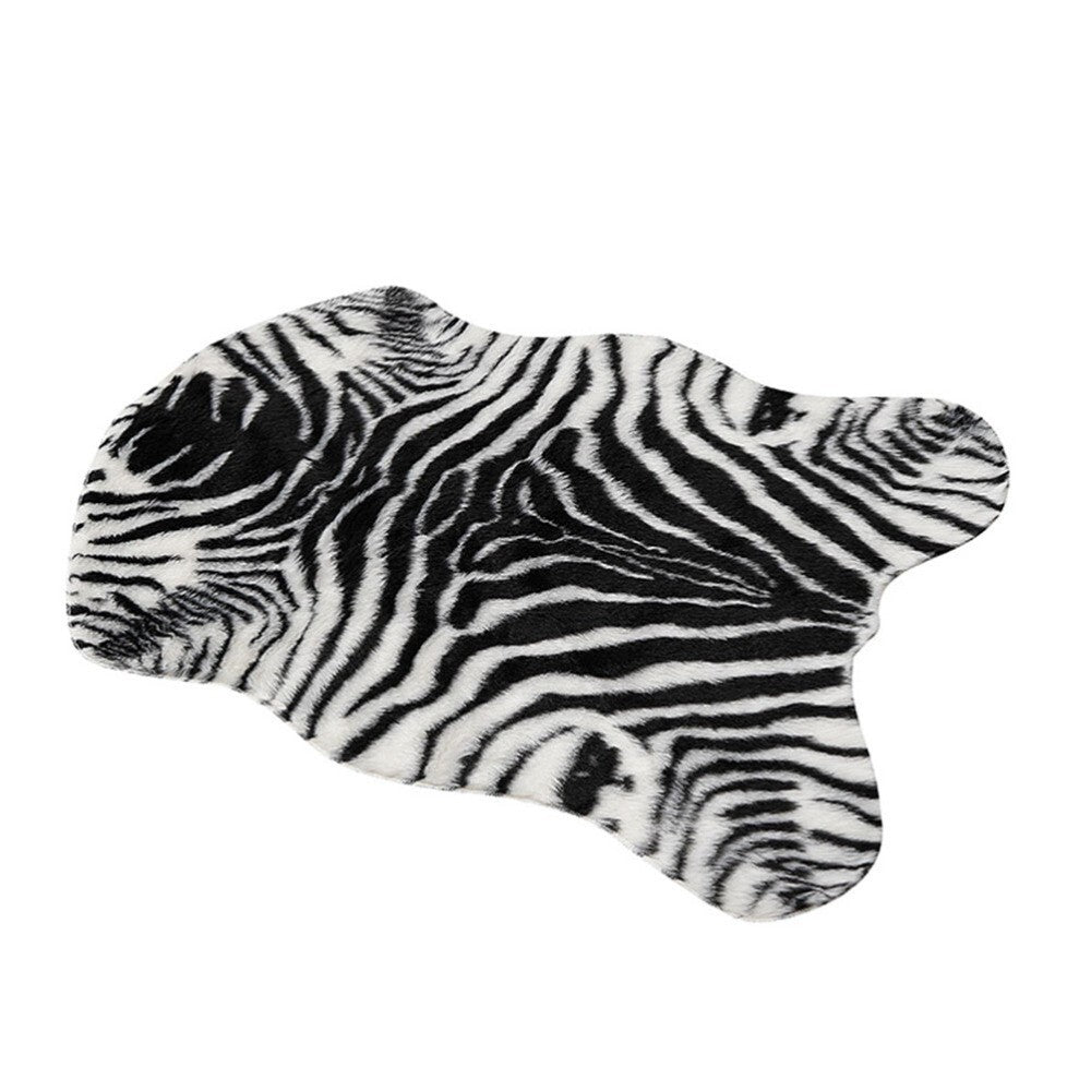 Zebra Floor Rug Animals Bath Mat Bedroom Ground Mat