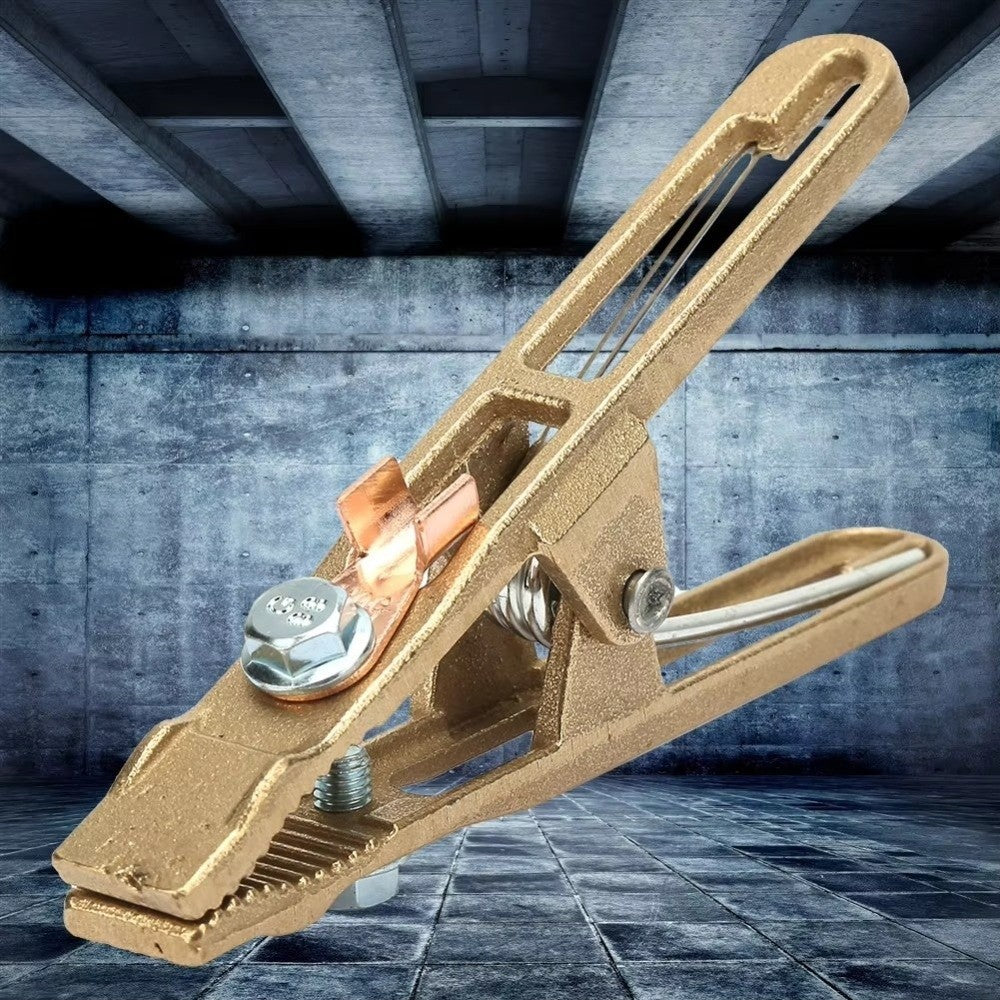260a Earth Cable Clamp A Shape Earth Wire Clamp Brass Grounding Work Clamp