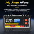 Heavy Duty 2500A Automatic 12/24V Car Battery Charger Pulse Trickle Repair