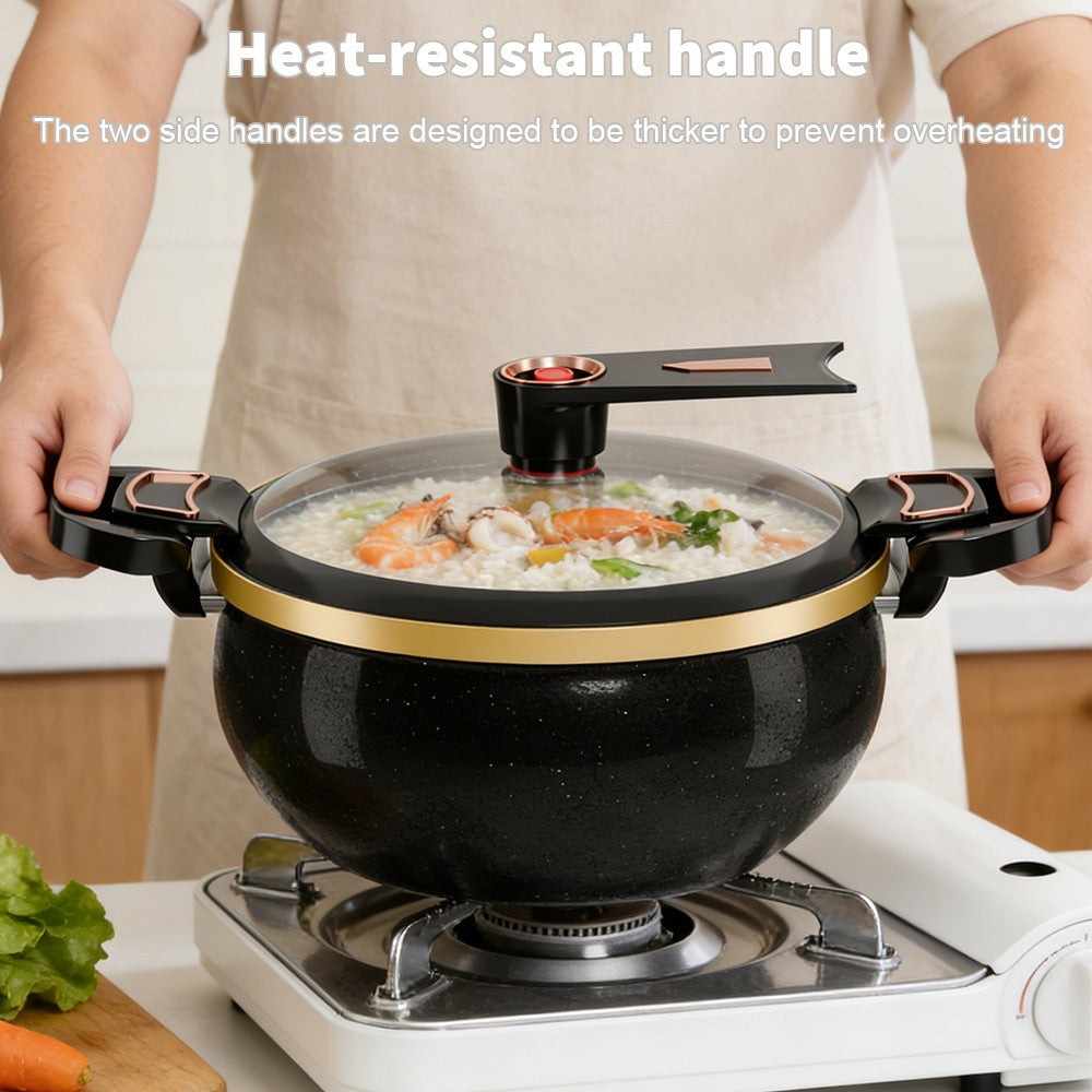 8L Micro Pressure Cooker Non Stick Pot Large Capacity Induction Cooker Household