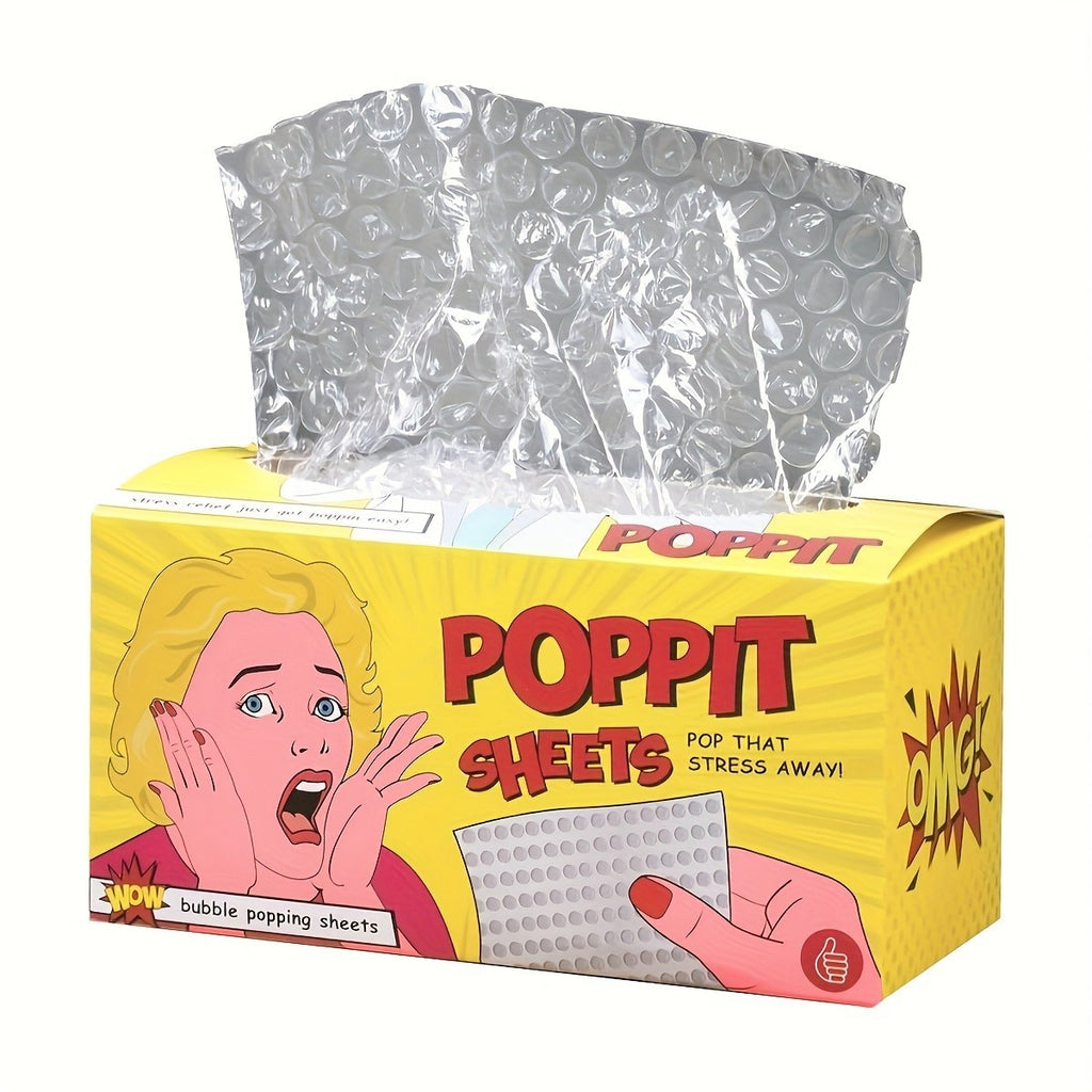 Take it easy! Bubble Paper Desktop relaxation tool bubble wrap Relieve stress