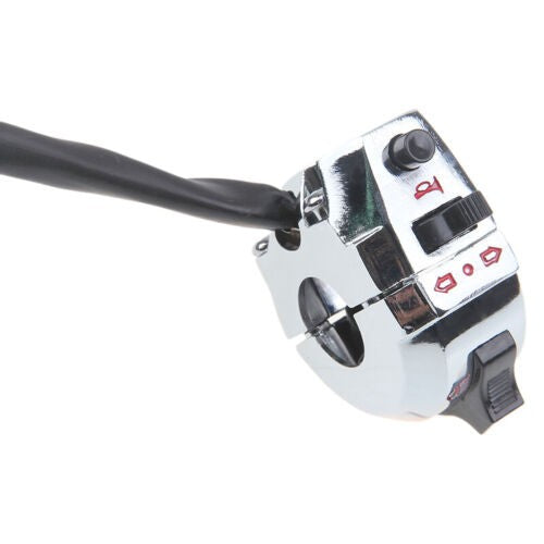 7/8" Motorcycle Handlebar Headlight Indicator Turn Signal Light Horn Switch 22mm