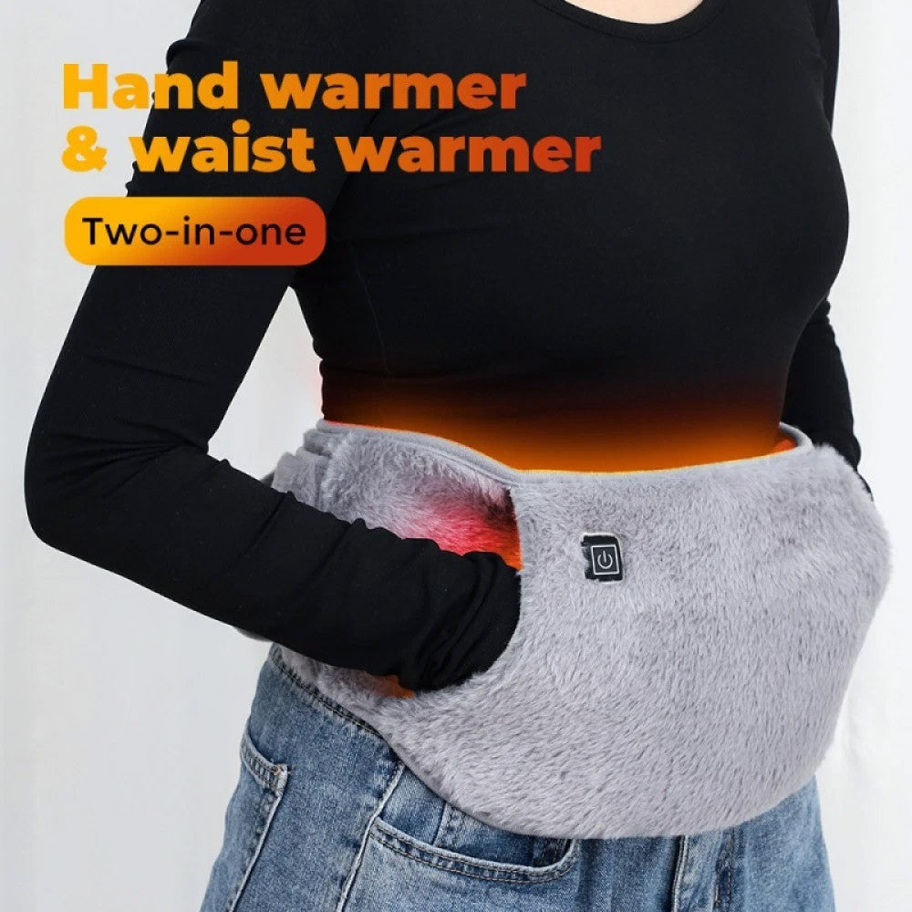 Electric Heating Waist Belt Wrap Lower Back Heated Belt Lumbar Therapy Heat Gift