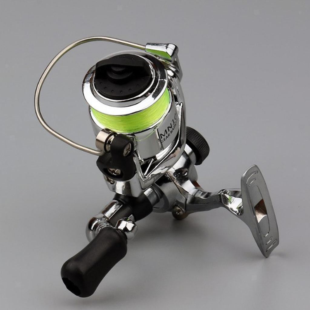 Mini Fishing Reel Bait Casting Fishing Reels Small Metal  Reel 4.3:1