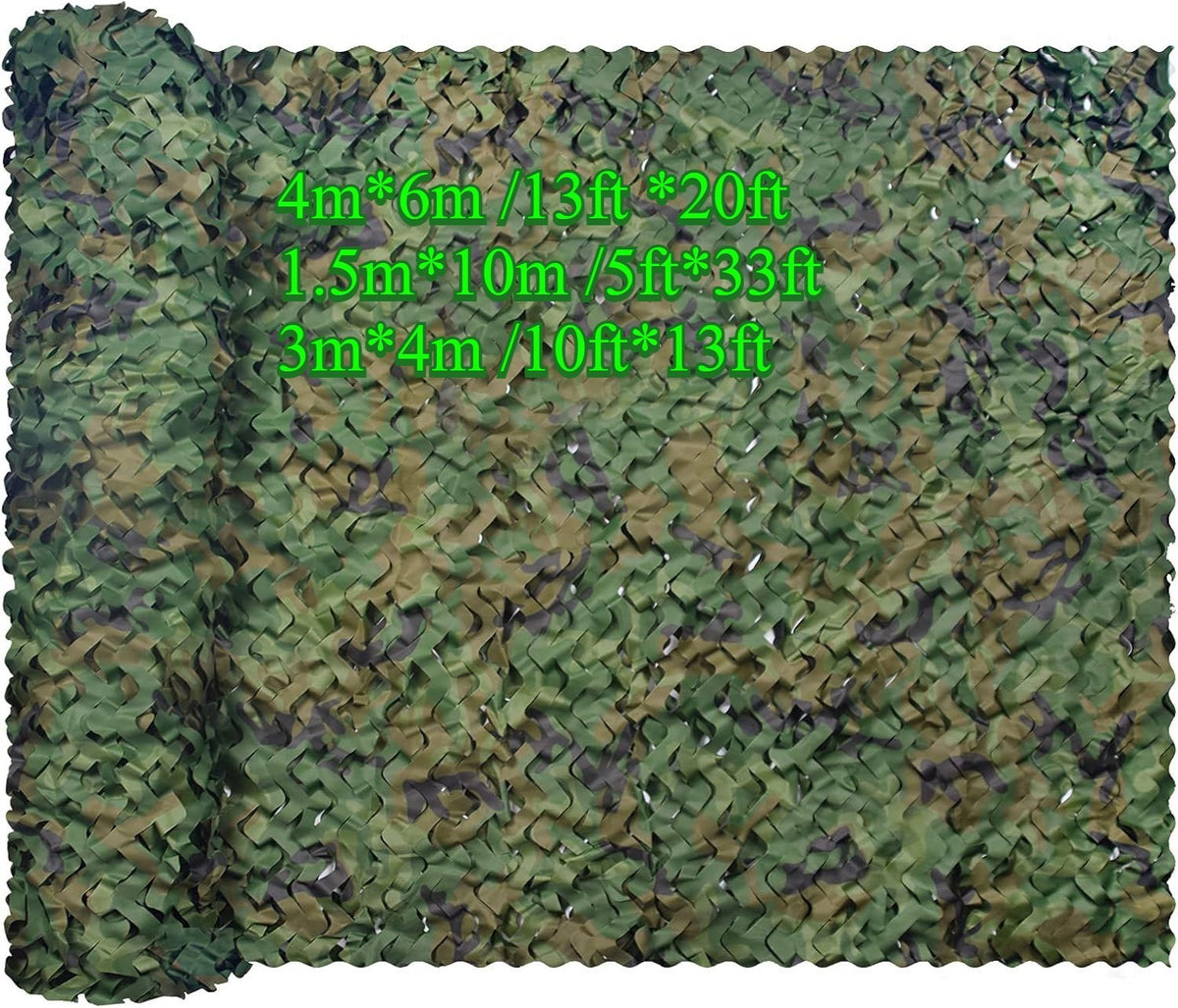4*6M Large Camouflage Net Camo Netting Camping Shooting Hunting Army Hide Cover