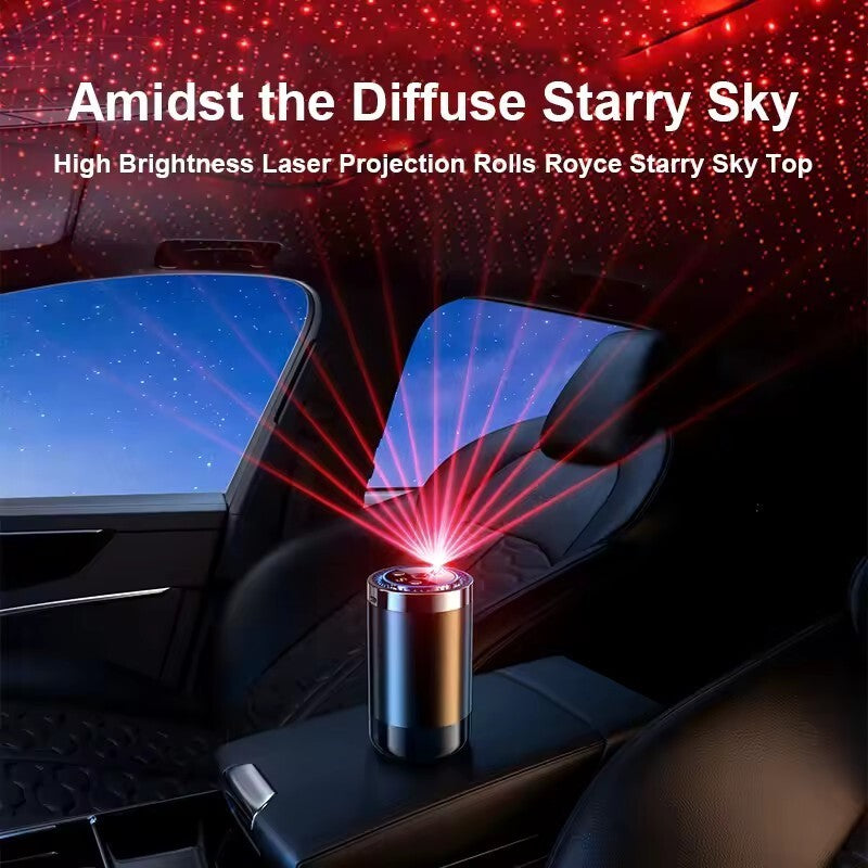 Smart Car Air Freshener Car Oil Diffuser Intelligent Mini Car Aroma Humidifier