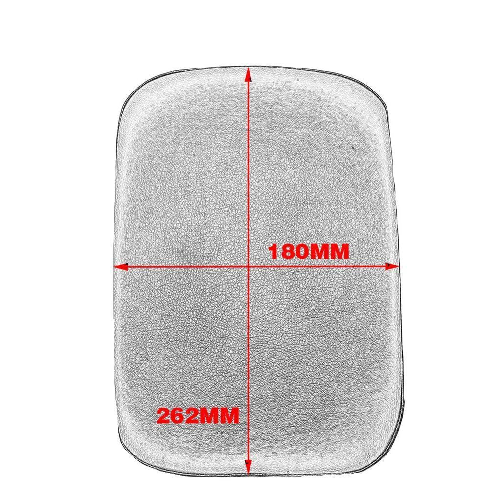 8-Suction Cup Rear Passenger Pillion Passenger Pad Seat Mat For Motorcycle Bike