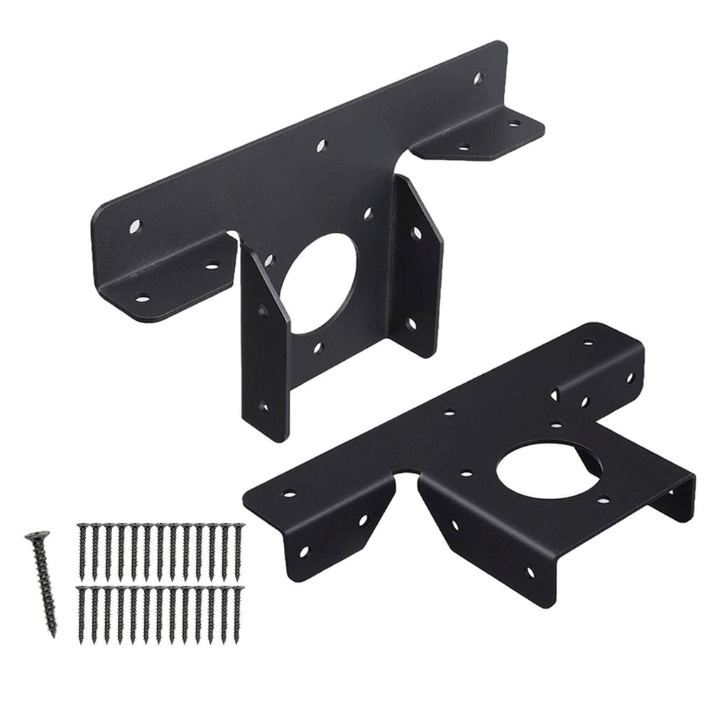 2pcs 3 Way Pergola Brackets for 4x4 Wood Post Durable Gazebo Accessories Metal