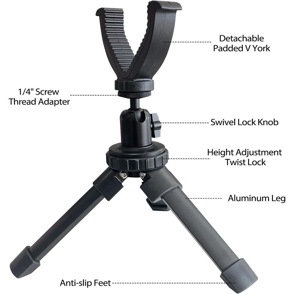 Shooting Rest Tripod Adjustable Airsoft Air Rifle UK