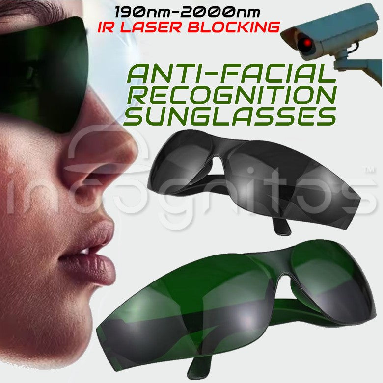 Anti Facial Recognition Sun glasses UV400 Unisex face detection tracking mask