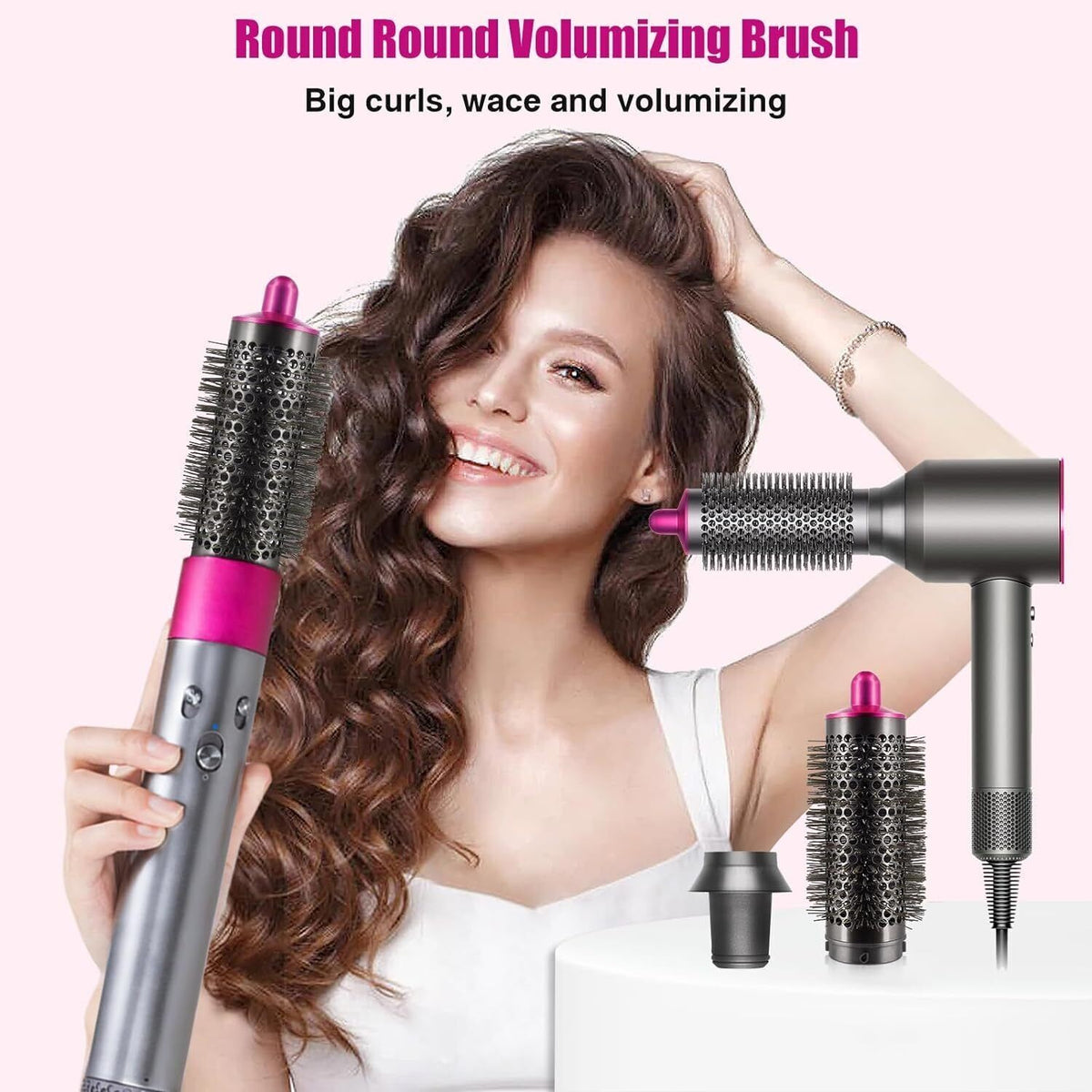 UK Replace Round Volume Brush for Dyson Airwrap Styler Attachment Part HS01/HS05