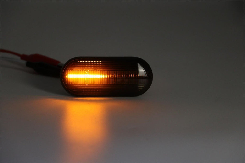 Dynamic LED Side repeater Indicator lights Smoked for VW Caddy III 2004-10