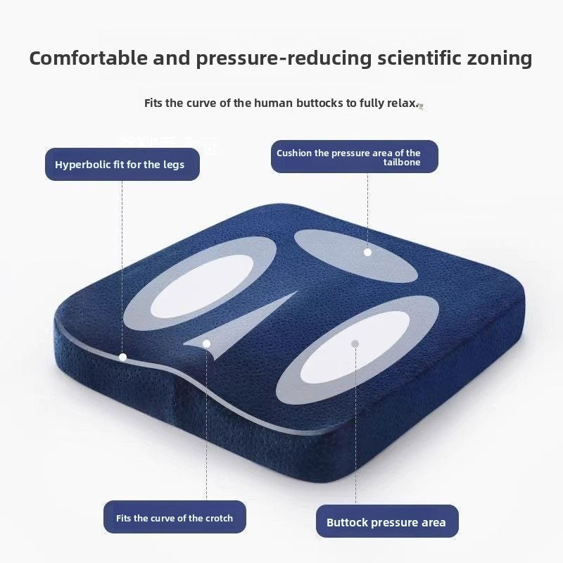 Office Home Chair Pad Memory Foam Orthopedic Pillow Coccyx Support Seat Cushion