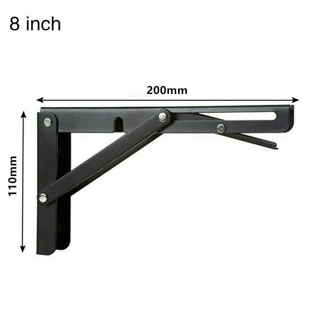 2/4*Campervan Folding Bracket Table Extension Shelf Motorhome Caravan Wall Hinge